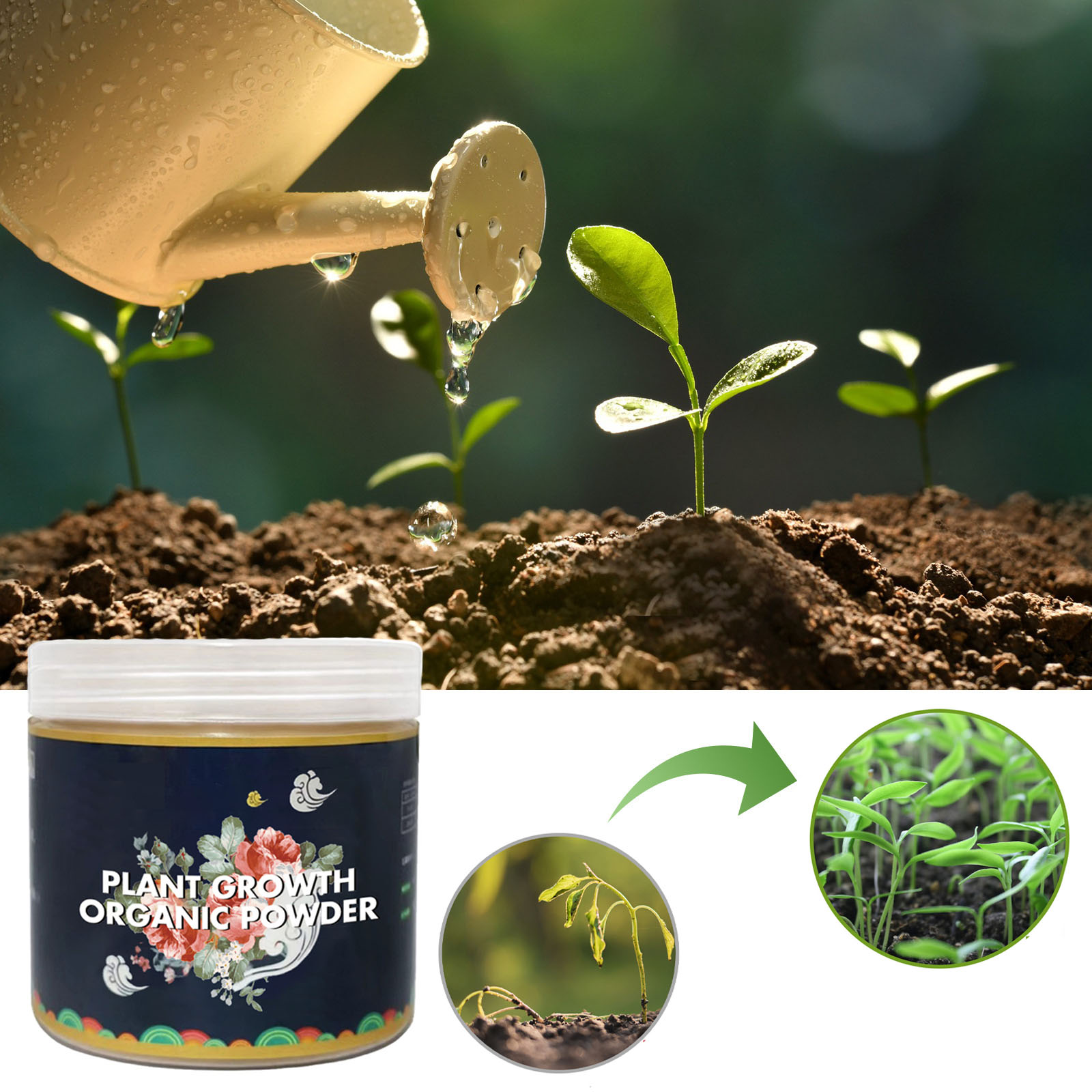 Rooting Hormone Powder - Proszek do szybkiego ukorzeniania Ulepszanie gleby