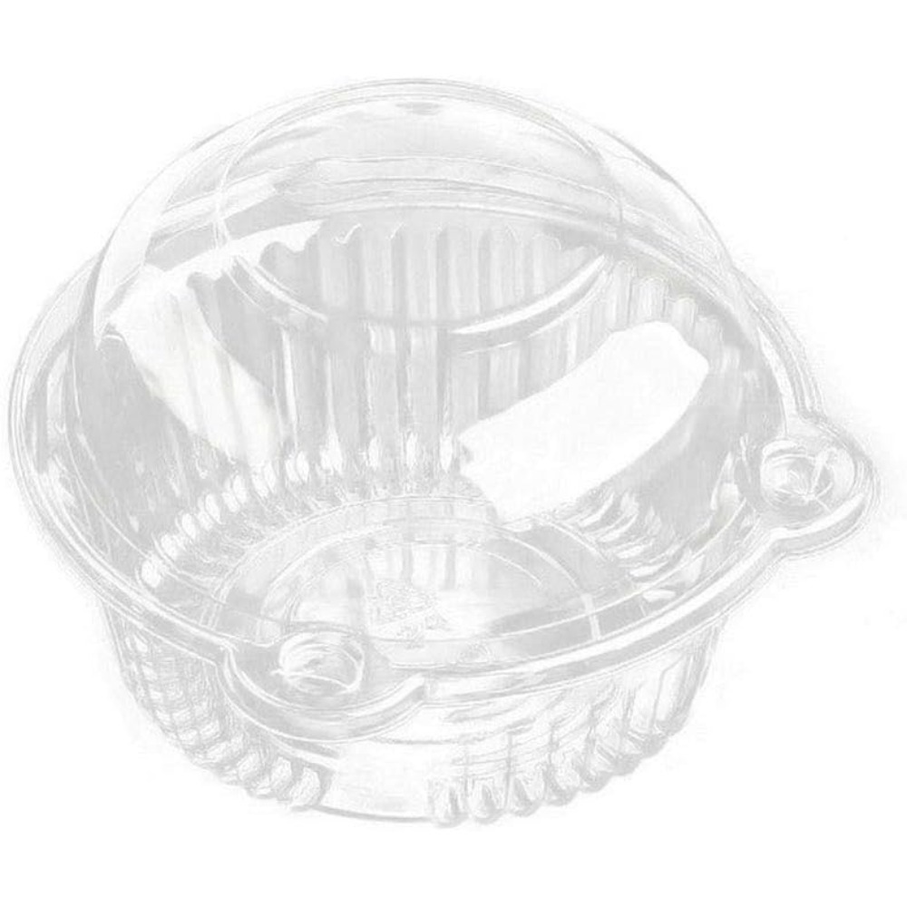 Plastic Dome Clear - Pojemniki na babeczki pojedyncze, 50 szt.