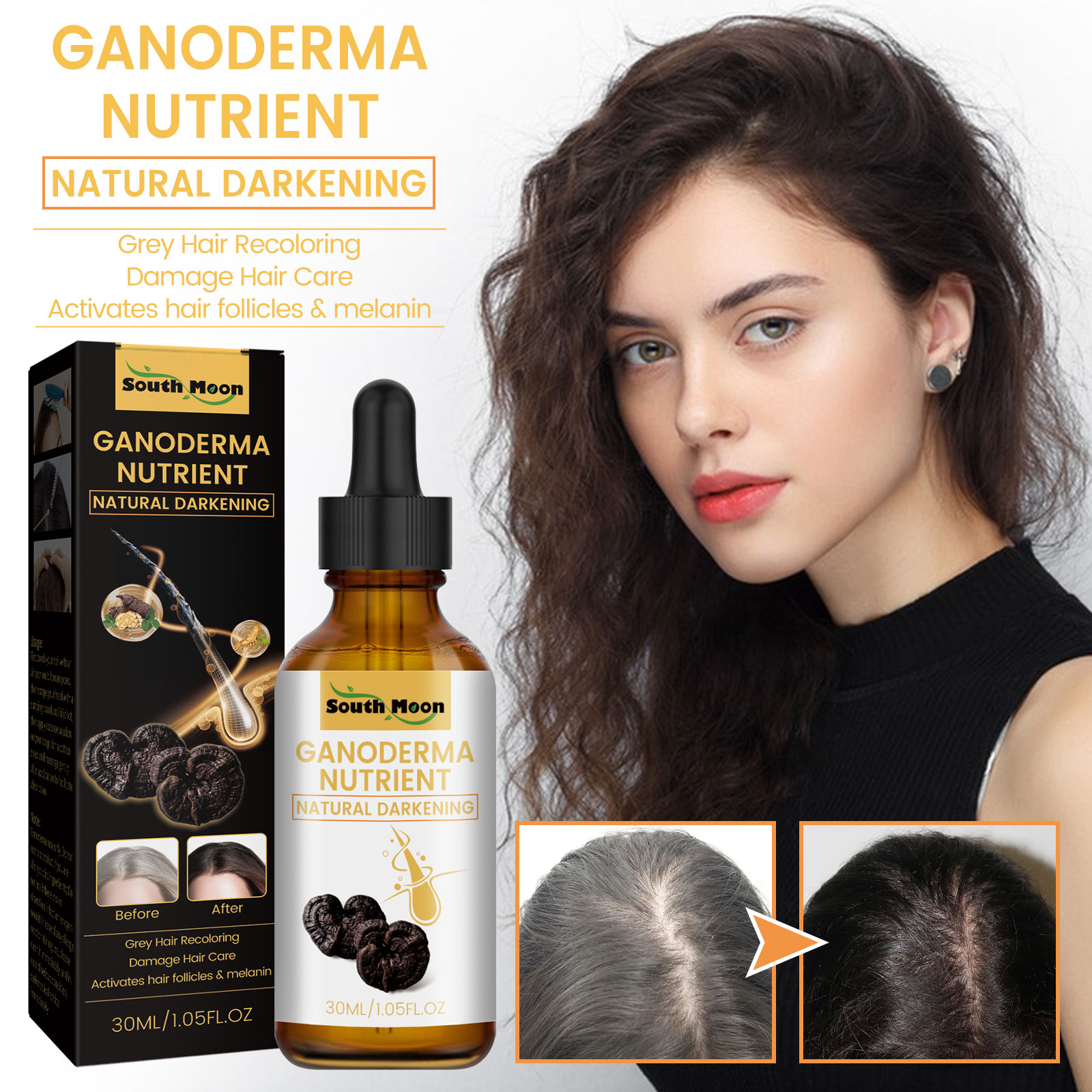 Root Stimulator Liquid - Płyn do włosów Black Ganoderma Lucidum