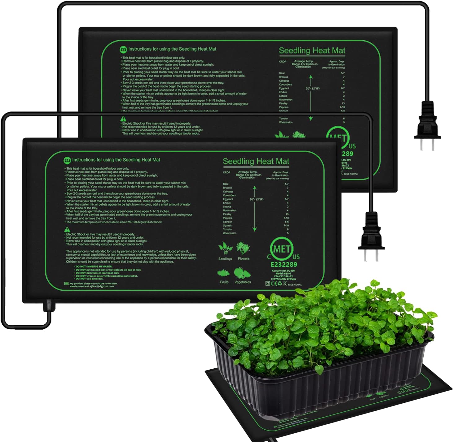 Heat Mat Seedling - 10/25/50CM mata grzewcza do sadzonek rośliny