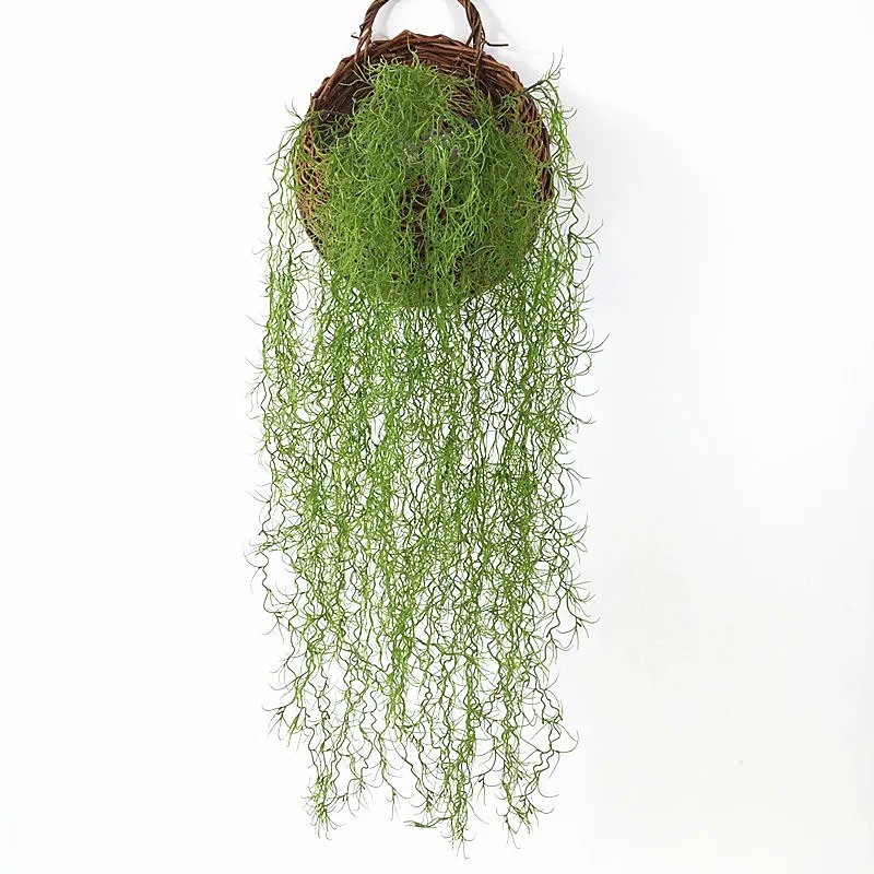 Sphagnum Moss Dry - 1/3/5 szt. Sztuczne zielone rośliny, długie