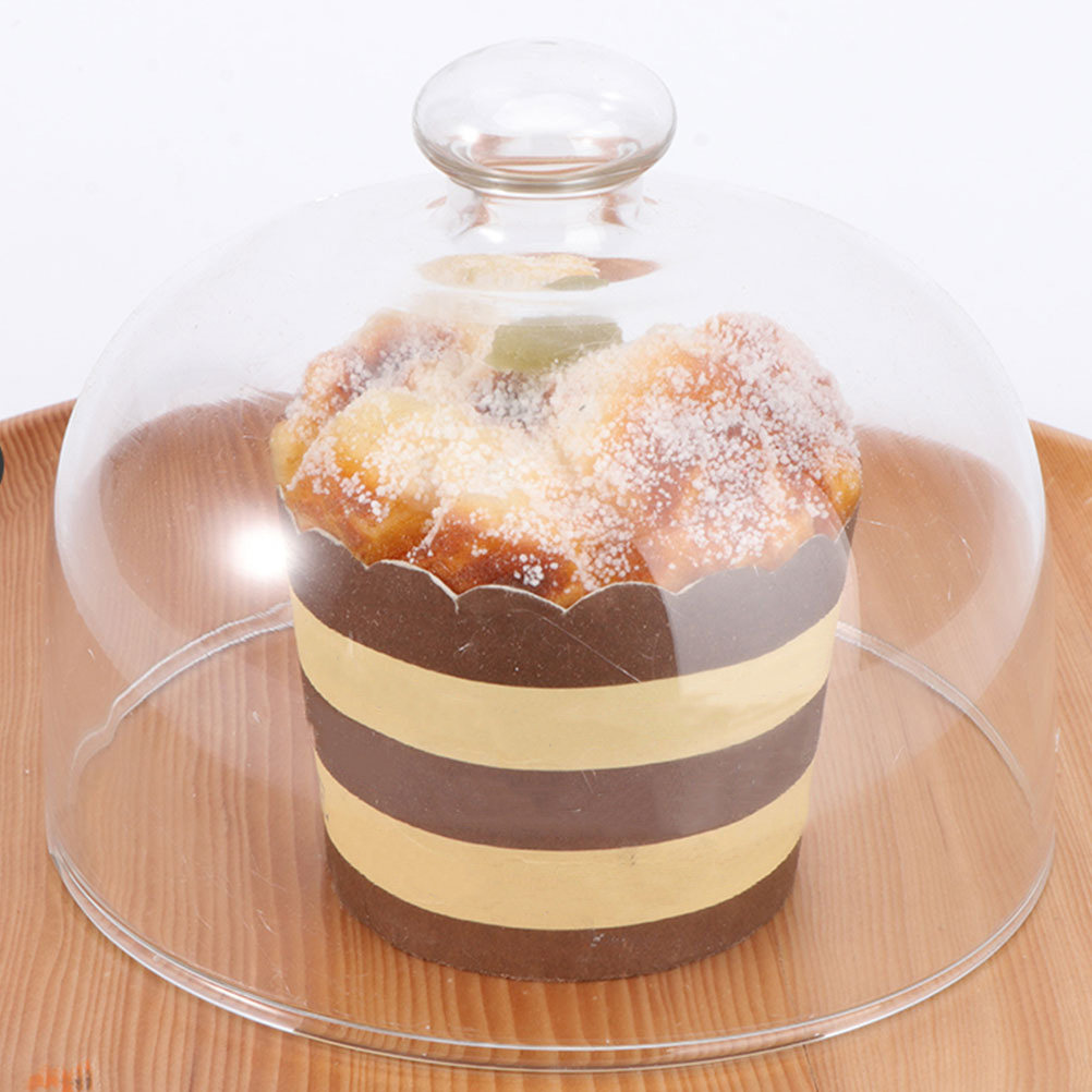 Plastic Dome Clear - 2 szt. Przezroczysta szklana kopuła na