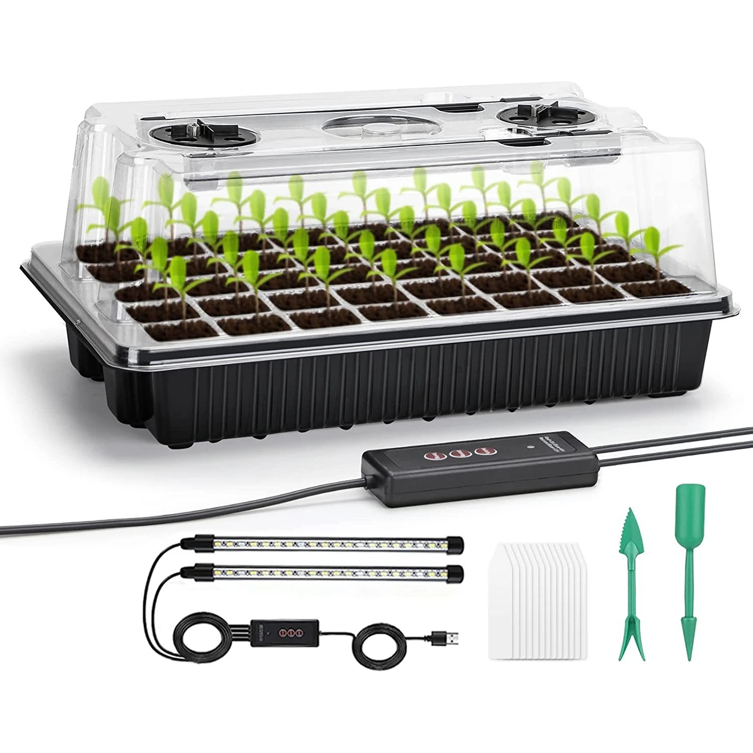 Humidity Dome Kit - 1 Zestaw, Tace do wysiewu nasion
