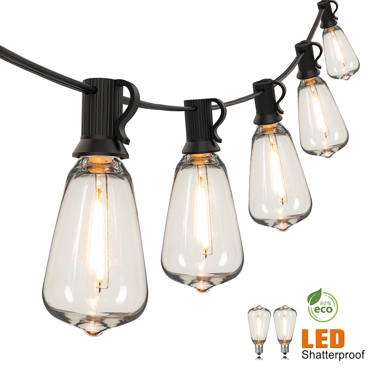Self Watering Insert - Lampki sznurkowe ST38 z wtyczką US