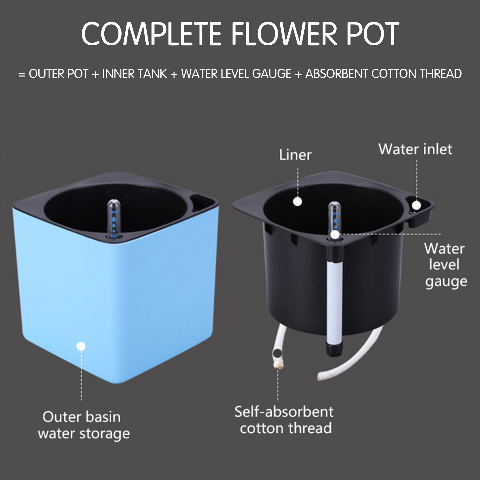 Automatyczne doniczki samonawa – Self Watering Insert recenzja i cena