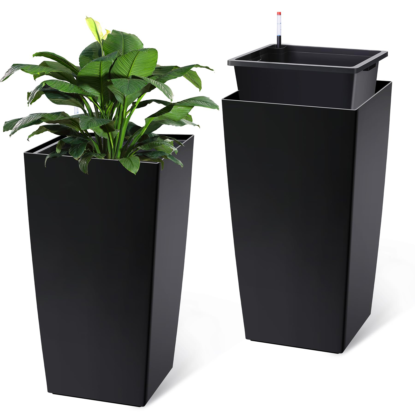 Zestaw 2 doniczek o wysokości  – Self Watering Insert recenzja i cena