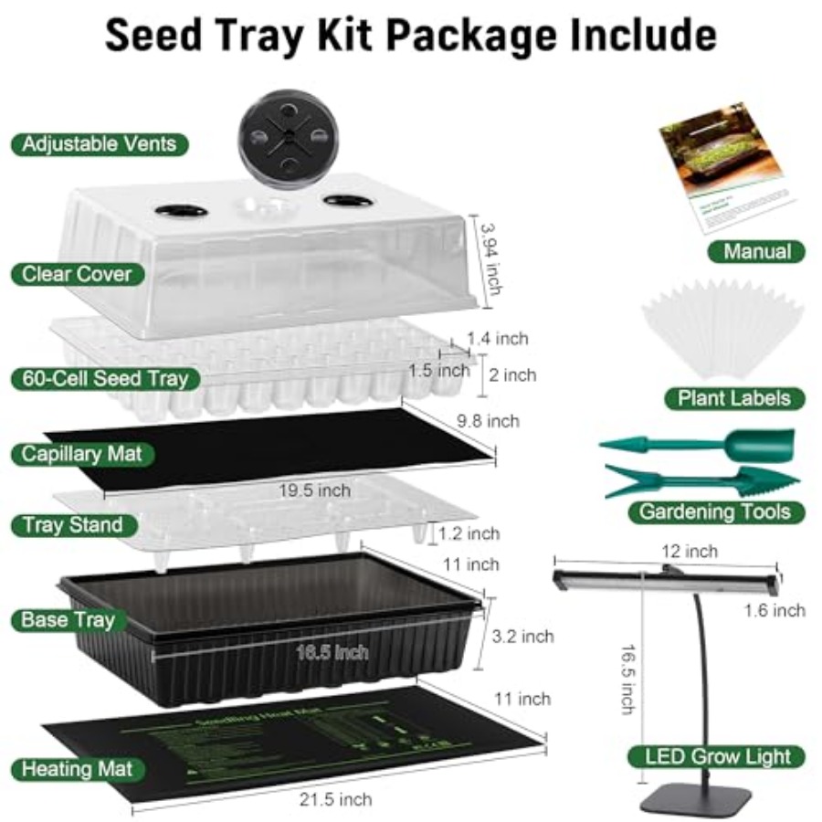 60-komórkowy zestaw do samodzi – Humidity Dome Kit recenzja i cena
