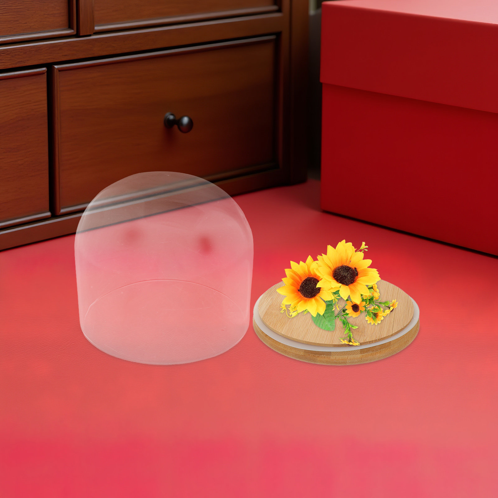 Przezroczysta szklana kopuła z – Plastic Dome Clear recenzja i cena
