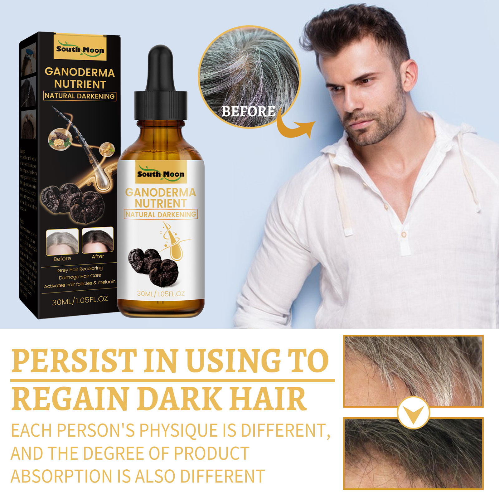 Płyn do włosów Black Ganoderma – Root Stimulator Liquid recenzja i cena