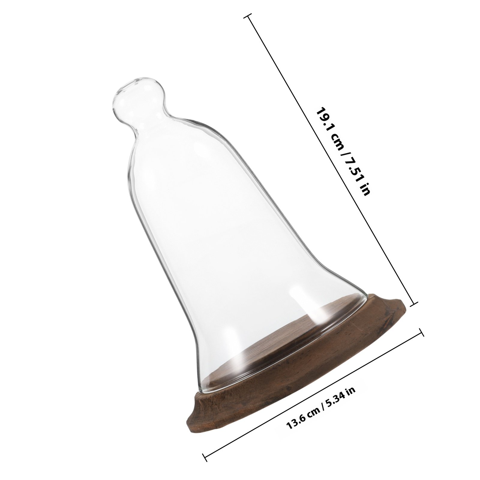 Przezroczysta szklana kopuła,  – Plastic Dome Clear recenzja i cena