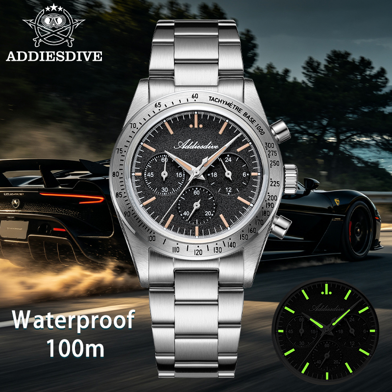 ADDIESDIVE 0S20 Chronograf Kwa – Plastic Dome Clear recenzja i cena