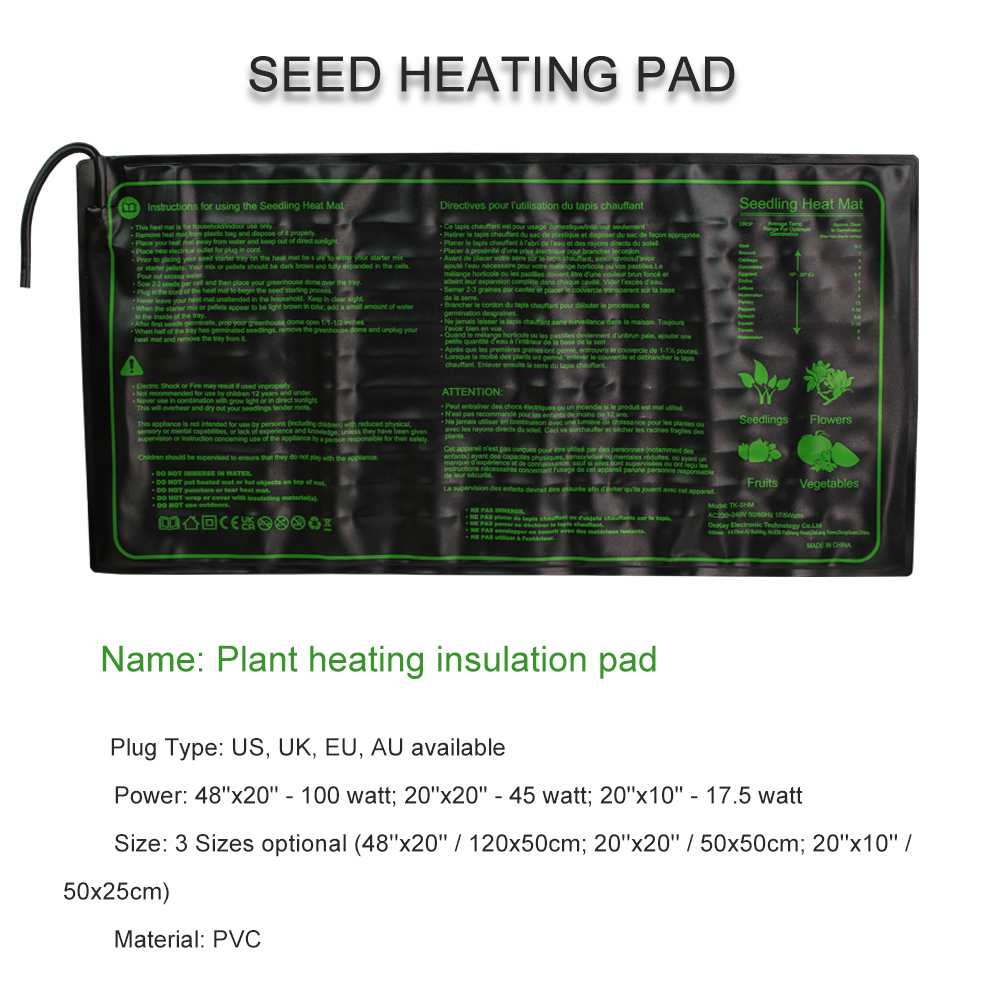 Sadzonka poduszka elektryczna  – Heat Mat Seedling recenzja i cena